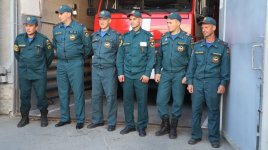 Novosibircy lichno poblagodarili ogneborcev za tushenie vozgoraniya na avtogazozapravochnoy st